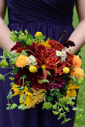 Fall-Inspired Bridesmaid Bouquet