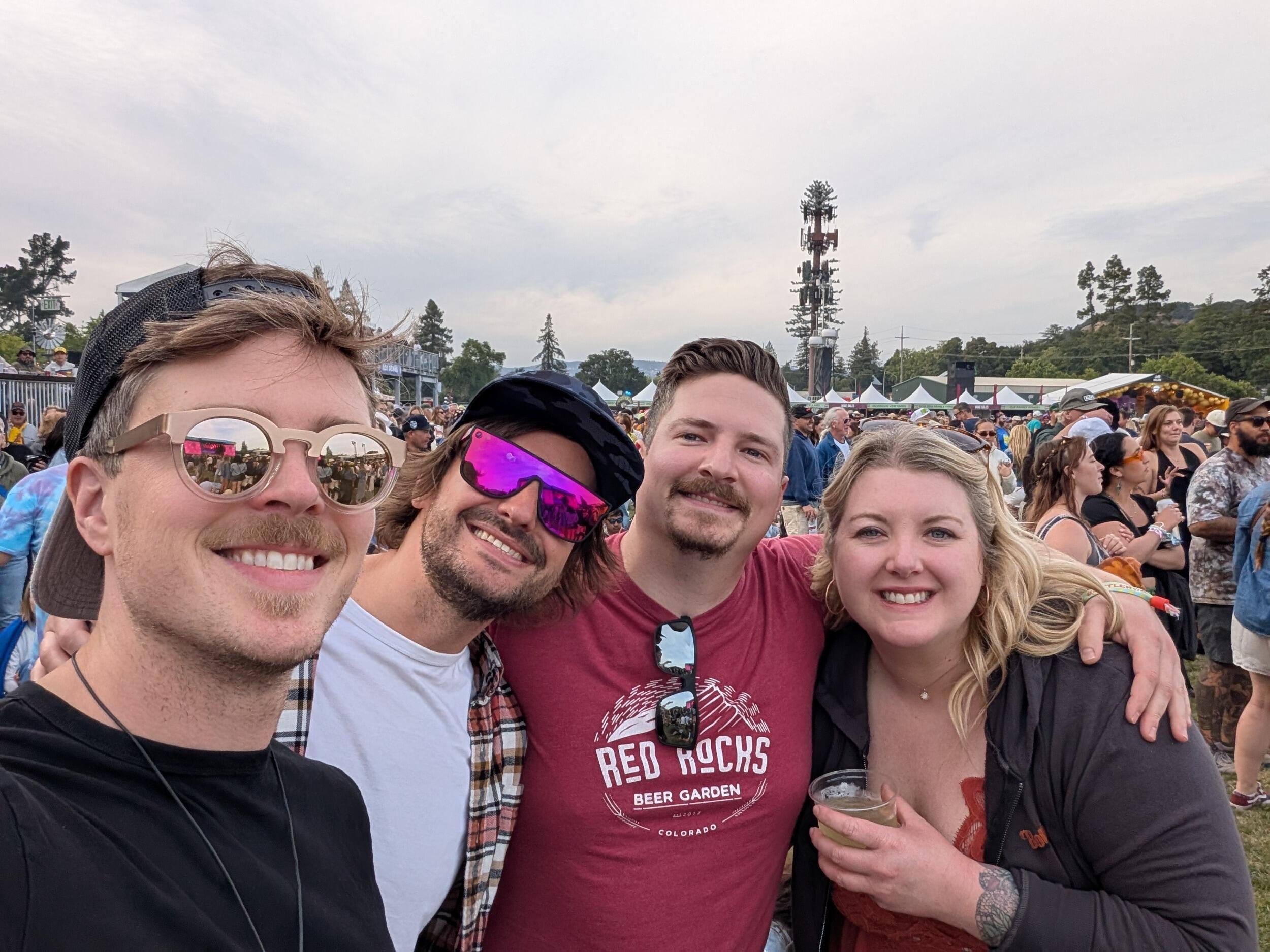 Not the first adventure with these lovers of fun. Bottlerock!