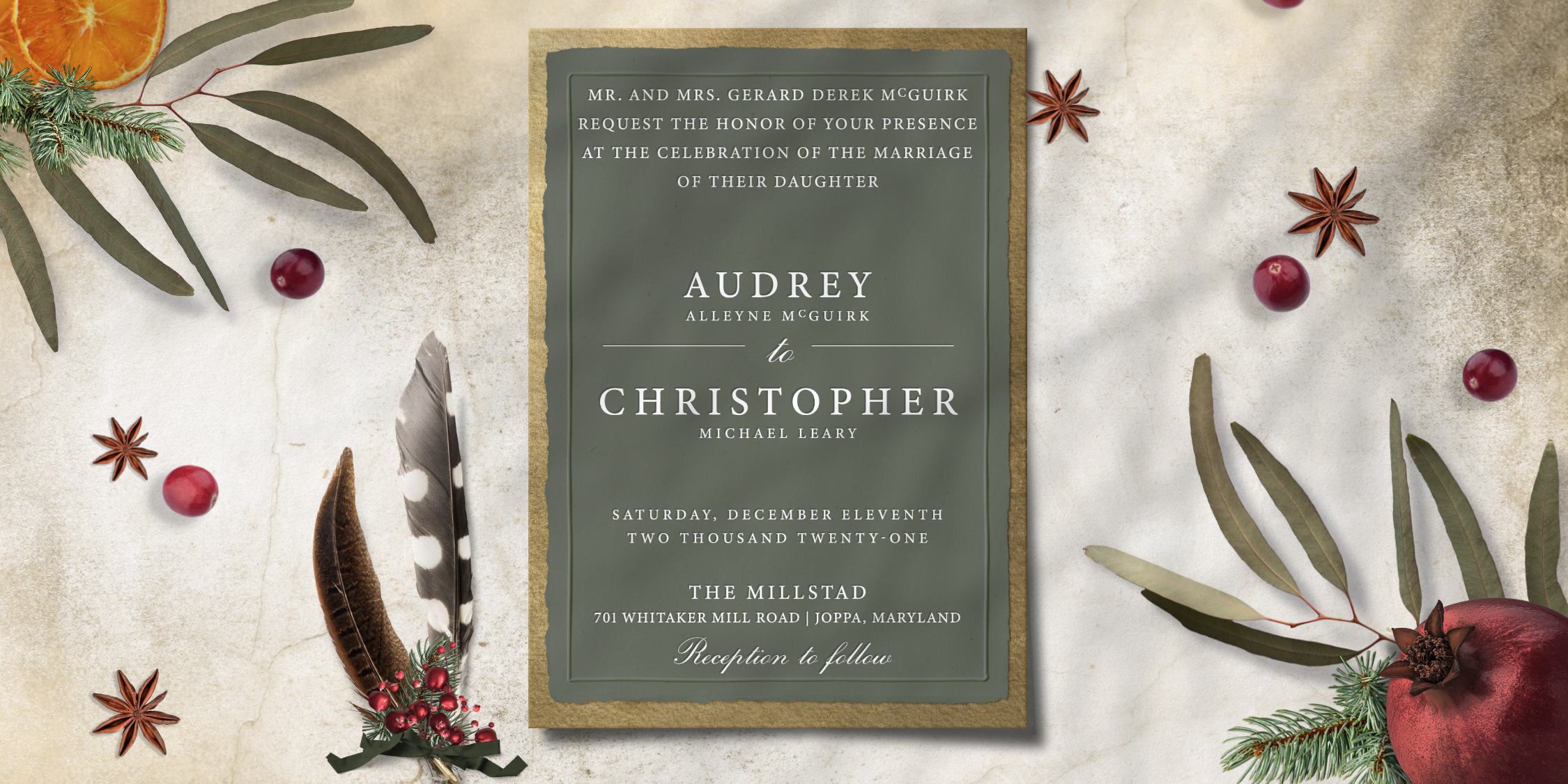 Audrey & Chris Home Page Banner