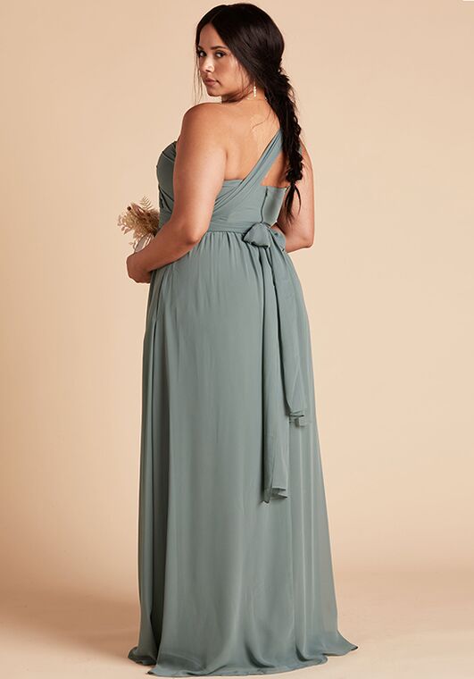 Birdy Grey Grace Convertible Dress Curve in Sea Glass Sweetheart Bridesmaid Dress - 3