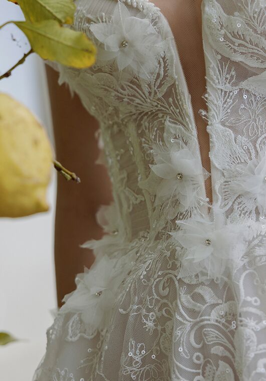Amalfi Passion collection by Ricca Sposa Fedele 24-031 A-Line Wedding Dress - 2