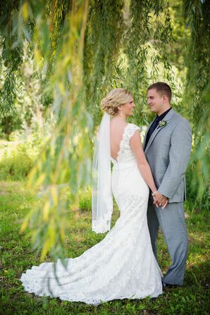 Lace Allure Wedding Dress with Low Back
