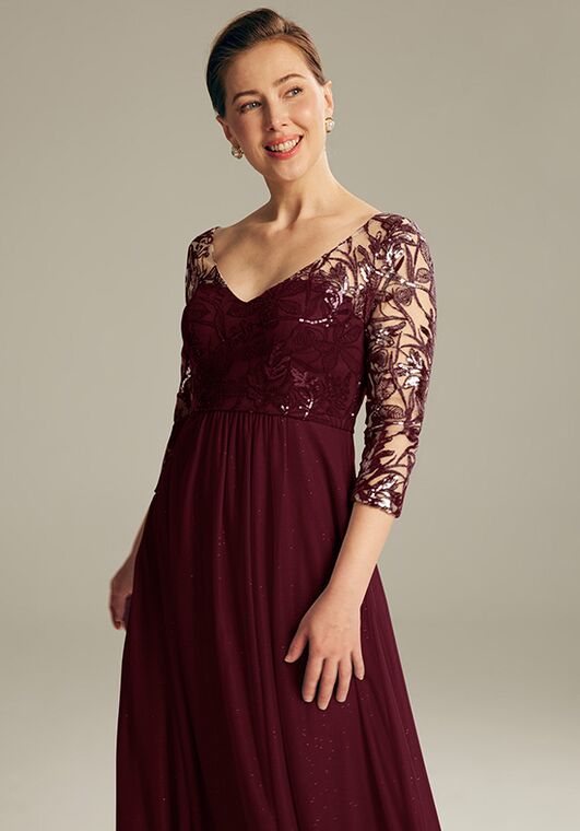 AW Bridal AW Messi Dress Red Mother Of The Bride Dress - 3