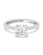 With Clarity Elegant Princess, Asscher, Cushion, Emerald, Marquise, Pear, Radiant, Round, Oval Cut Engagement Ring - thumbnail - 1