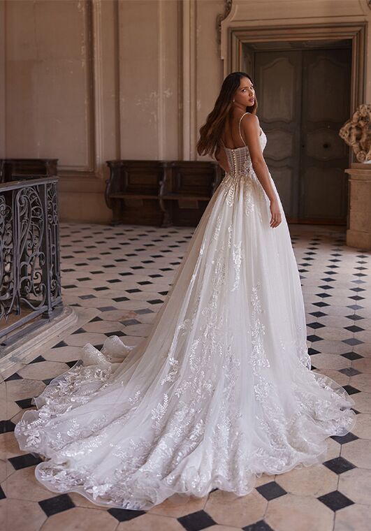 Moonlight Couture H1650 A-Line Wedding Dress - 2