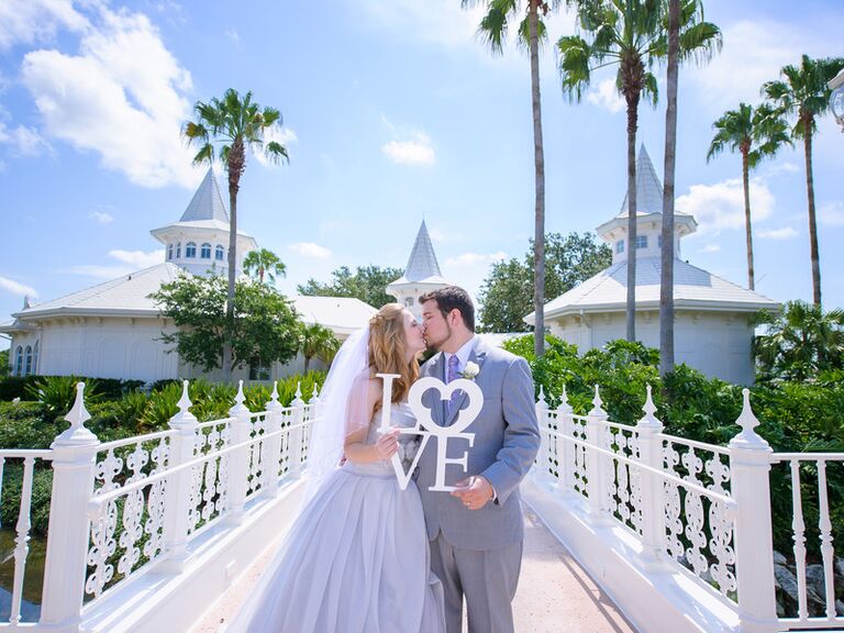 disney themed wedding love sign