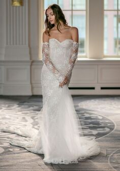 INES DI SANTO Fall 2022 - Chiara Trumpet Wedding Dress