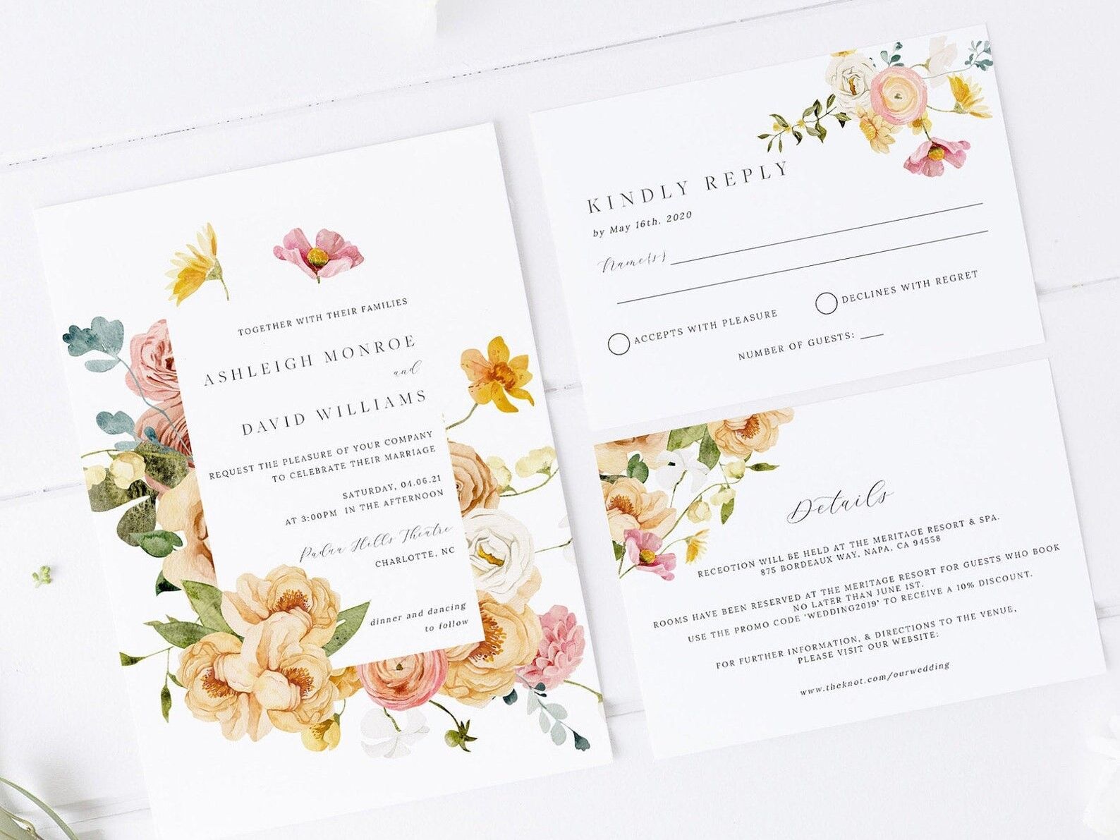 13 Wedding Invitation Templates You Can Download Print