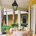 Pink and Gold Pearl-Adorned Table Linens