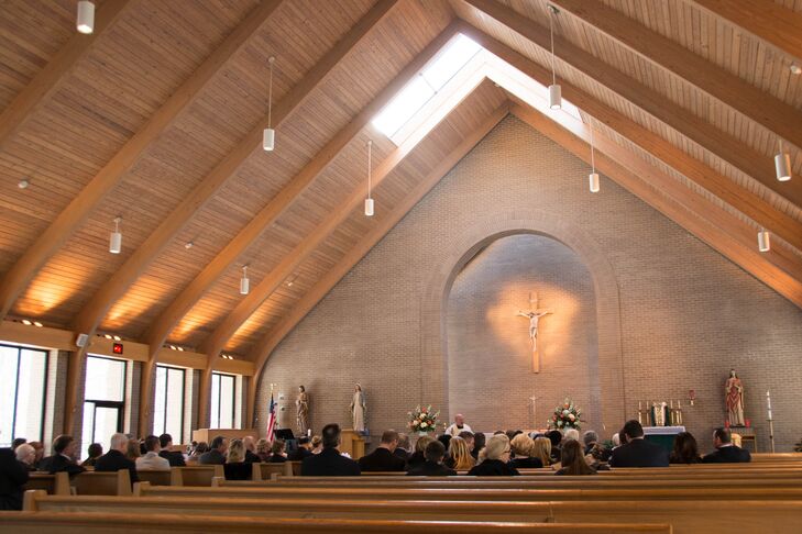 The ceremony was held at the St. Clare of Assisi Catholic Church in Clifton, Virginia, the church that Karen attended while growing up.