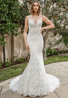 Jasmine Couture T232065 Fit-and-Flare Wedding Dress