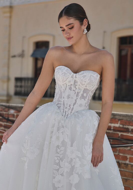 L'amour by Calla Blanche LA25253 Annelia Ball Gown Wedding Dress - 2