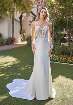 Jasmine Couture Serena Fit-and-Flare Wedding Dress