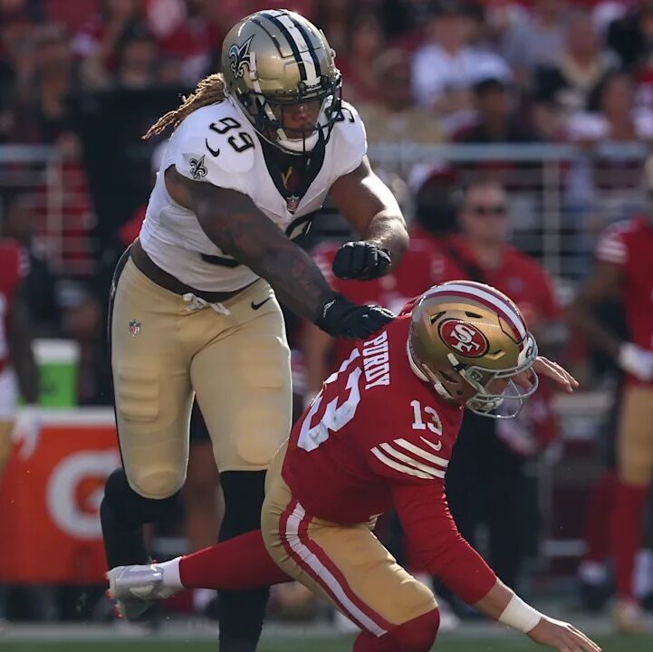 Picture of San Francisco 49ers at New Orleans Saints