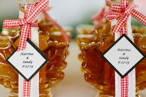 Maple Syrup Wedding Favors