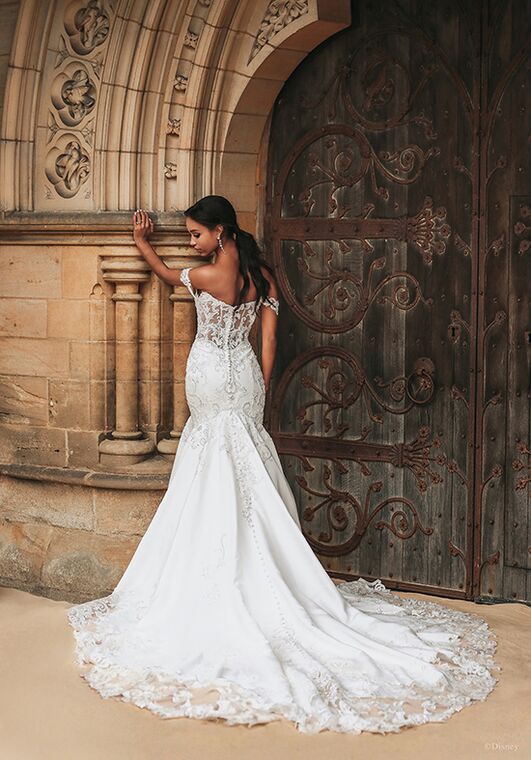 Disney Fairy Tale Weddings D294 - Jasmine Mermaid Wedding Dress - 2