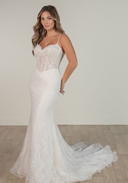 Stella York SY8122 Column Wedding Dress - 3