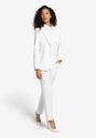 Generation Tux Women's White Suit Pantsuits and Separates Wedding Dress - thumbnail - 2