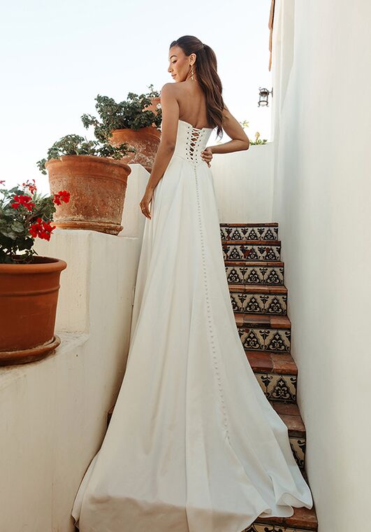 Stella York SY8091 A-Line Wedding Dress - 3