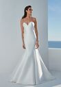 Justin Alexander Blaire Mermaid and Trumpet Wedding Dress - thumbnail - 1
