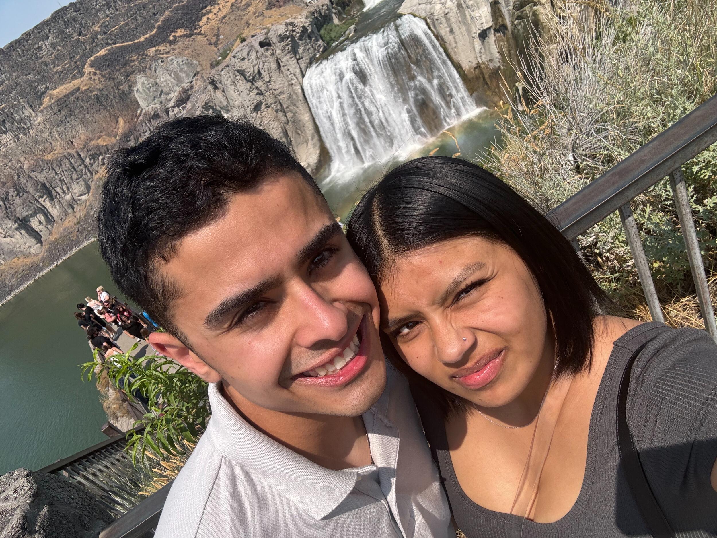 Shoshone Falls in Twin Falls, Idaho. It was very hot this day...