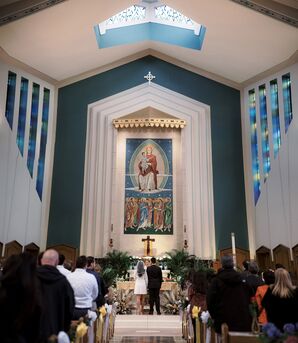 Catholic Wedding Mass at St. Athanasius Church in Brooklyn, New York