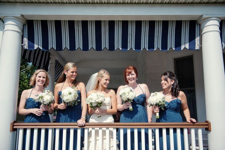 Dark Blue Bridesmaid Dresses