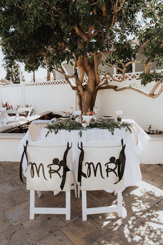 Disney-Themed Sweetheart Chair Signs