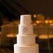 Minimalist Five-Tier White Wedding Cake