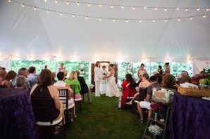 Rustic Vintage Same Sex Ceremony Decor