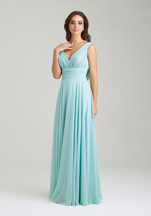 Allure Bridesmaids 1455 V-Neck Bridesmaid Dress - 2