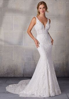 Morilee by Madeline Gardner Stefani,2123 Fit-and-Flare Wedding Dress