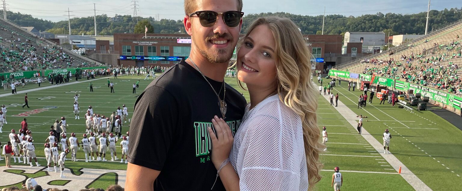 Picture of Jacobs first Marshall Gameday