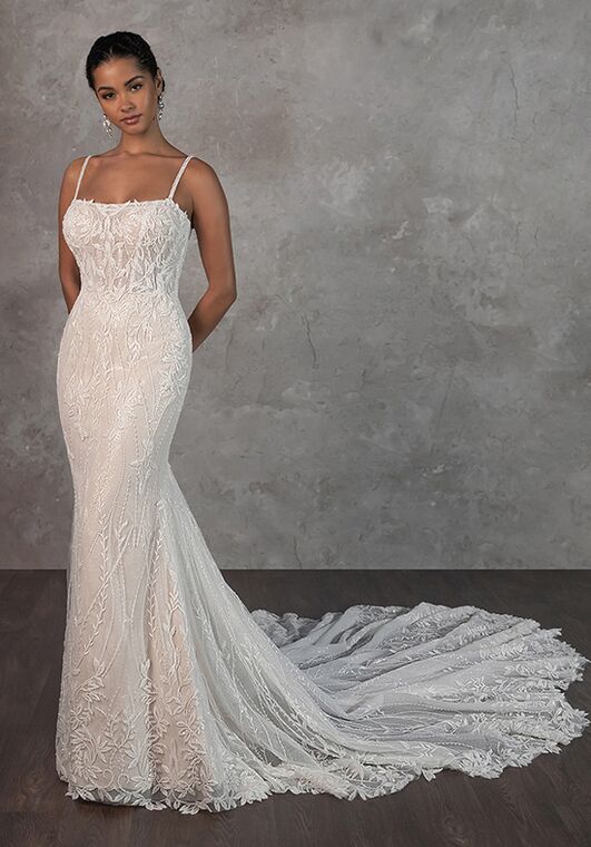 Essense of Australia D4279 Fit-and-Flare Wedding Dress - 2