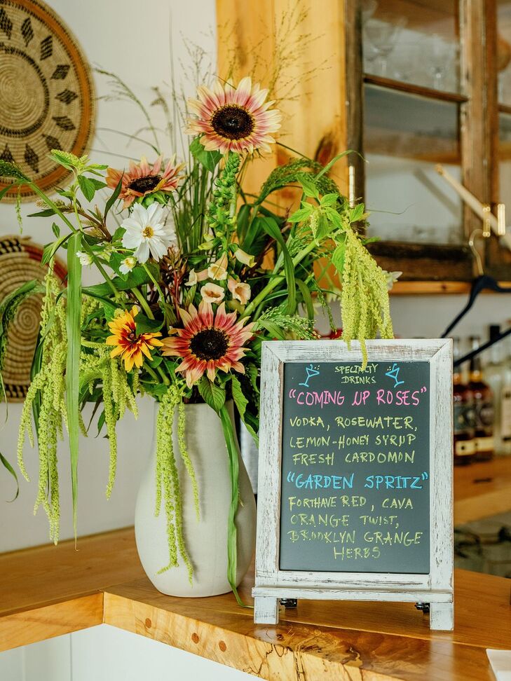 Chalkboard Menu Sign at Brooklyn Grange Farm in New York