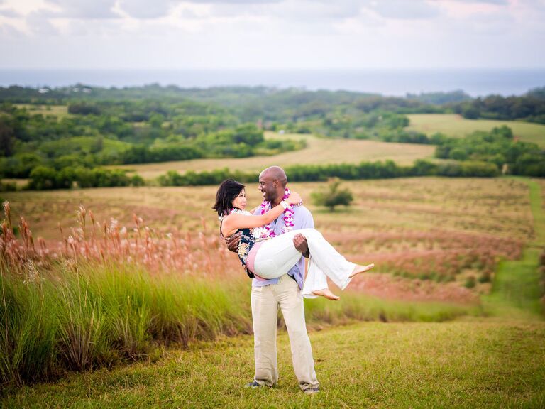 Wedding venue in Kauai, Hawaii.