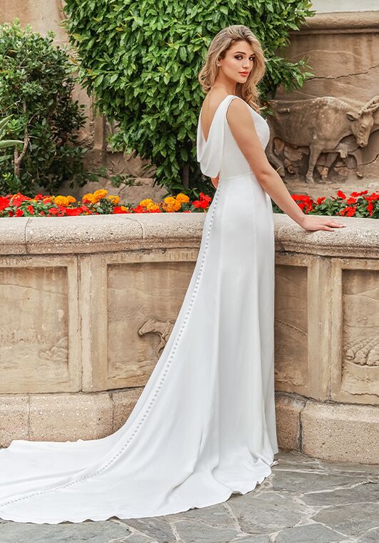 Jasmine Couture Veronica Fit-and-Flare Wedding Dress - 2