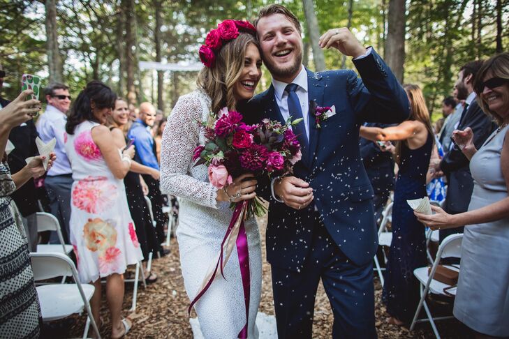 Inspired by their love of nature and a desire to highlight the organic beauty of their woodland home, Jenna Craig (28 and a financial manager) and Jon