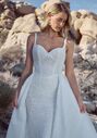 Calla Blanche 126125 Cristela Sheath Wedding Dress - thumbnail - 3