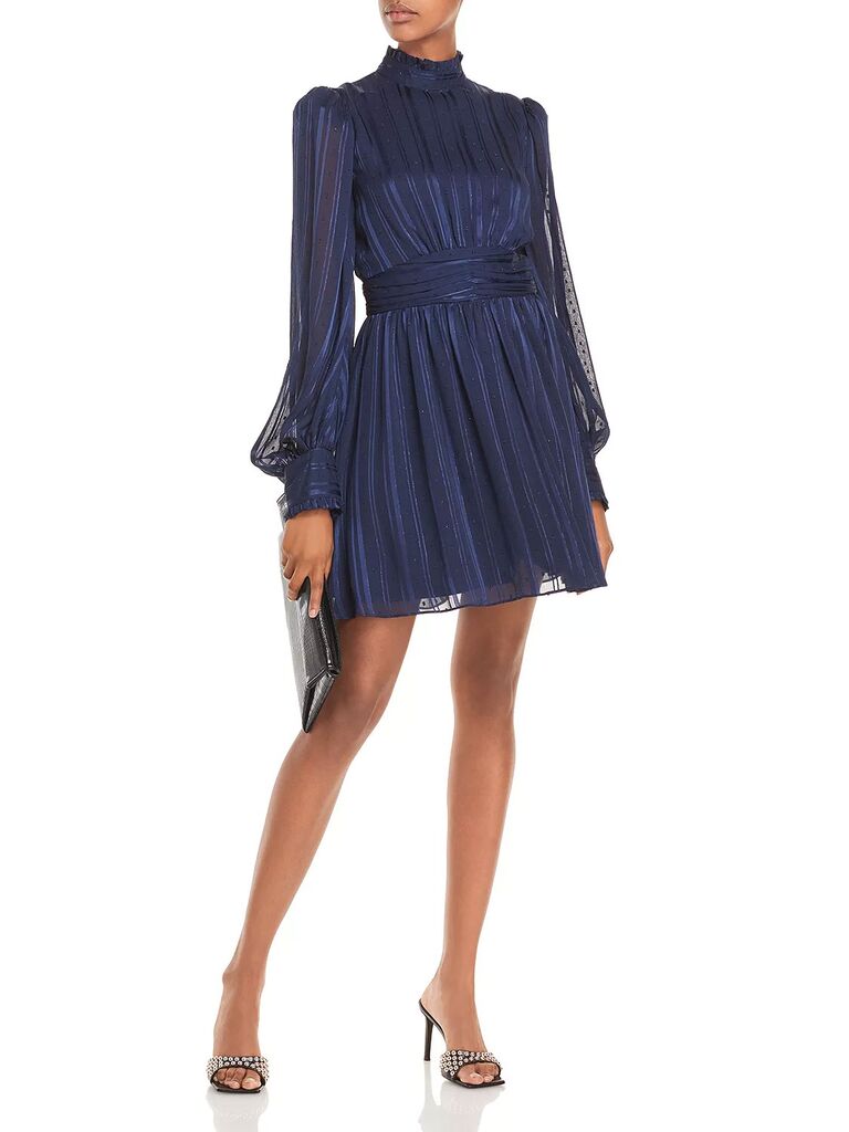 34 Elegant Wedding Guest Dresses With Sleeves