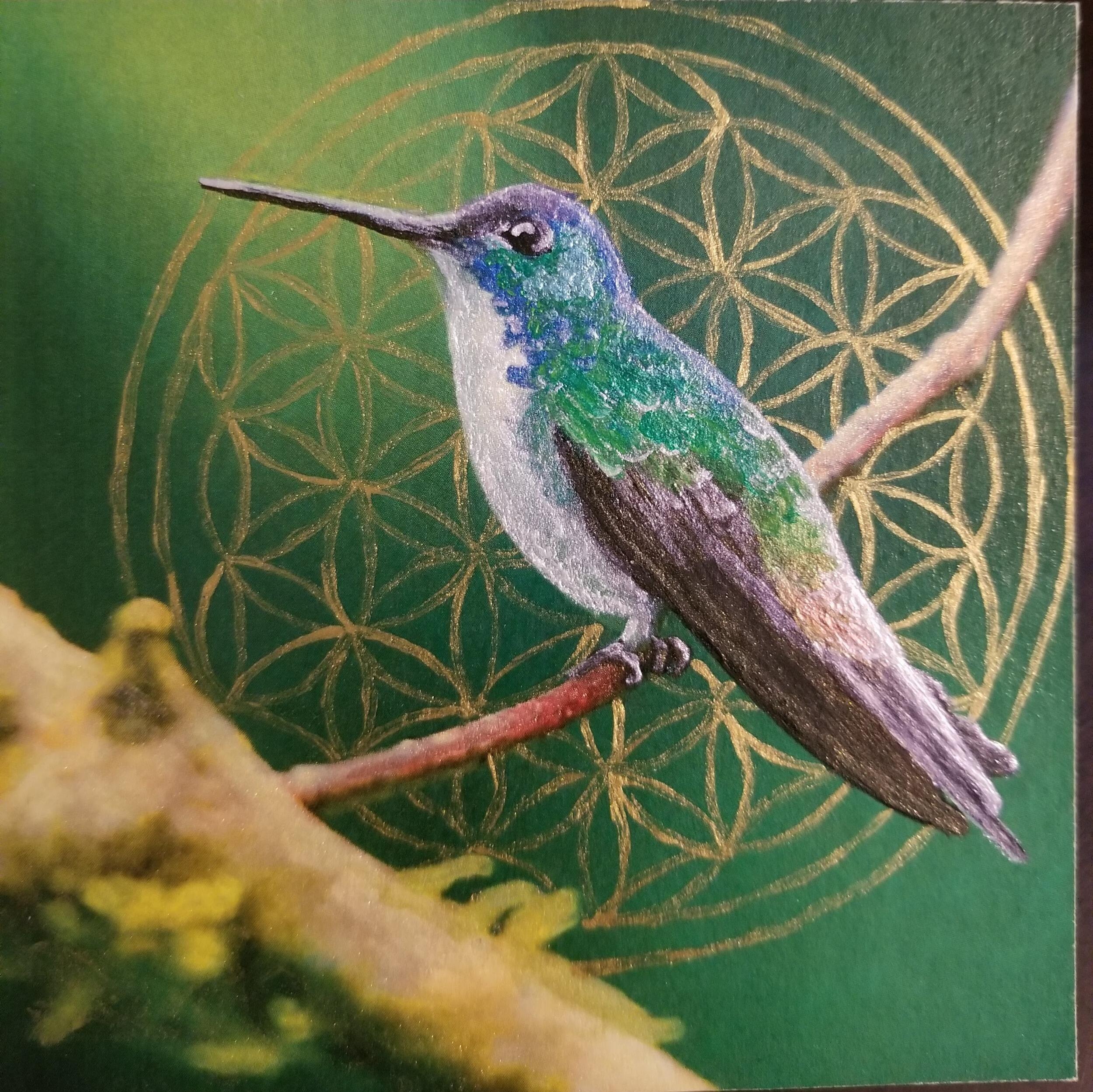 Picture of Joella Walker | Table 15 Andean Emerald Hummingbird