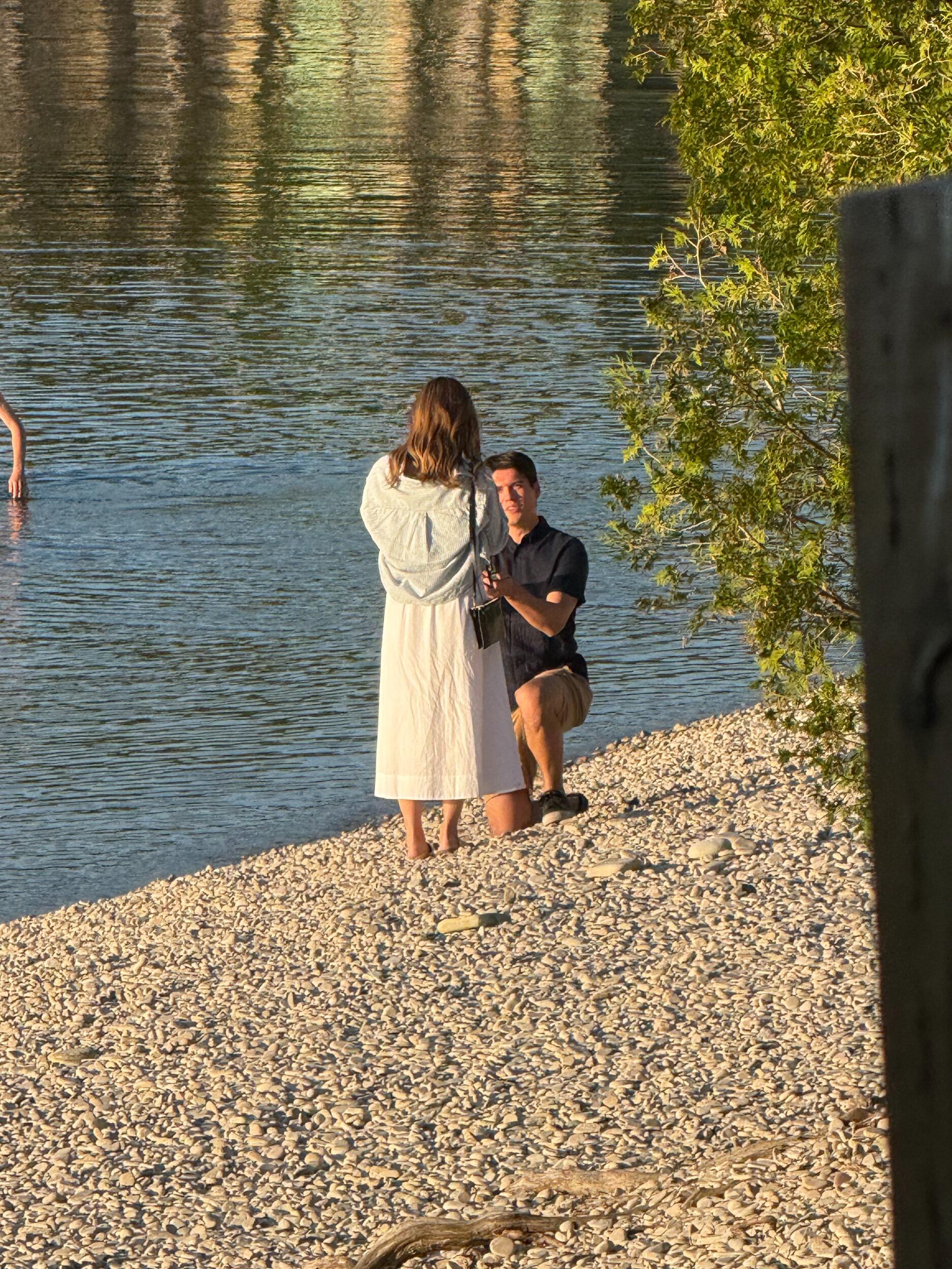 Picture of Proposal in Door County!