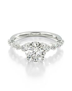 James Allen Round Cut Engagement Ring