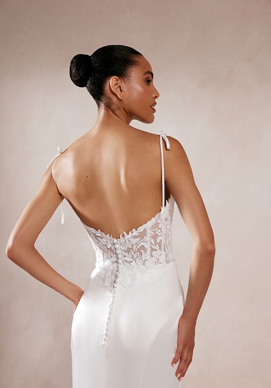 Adore by Justin Alexander Akemi Fit-and-Flare Wedding Dress - 2