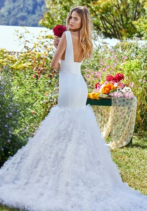 INES DI SANTO Fall 2022 - Beatrice Trumpet Wedding Dress - 2