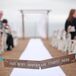 Rustic Wooden Ceremony Aisle Sign