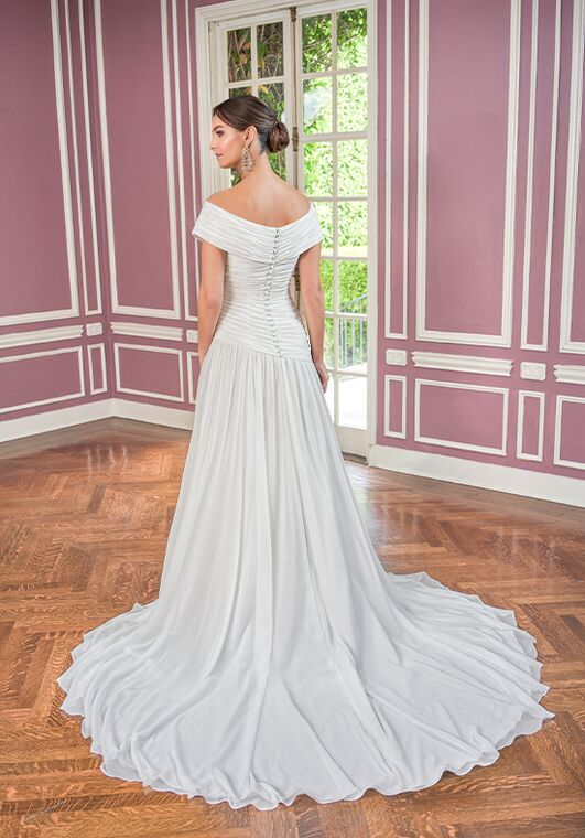 Jasmine Couture NORA Fit-and-Flare Wedding Dress - 3