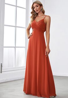 Ever-Pretty ES80026 V-Neck and Plunge Bridesmaid Dress