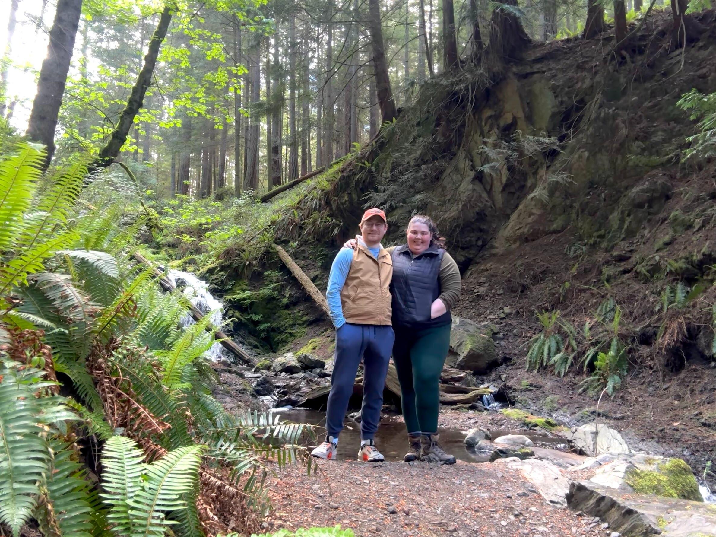 Our first trip to Orcas Island together.