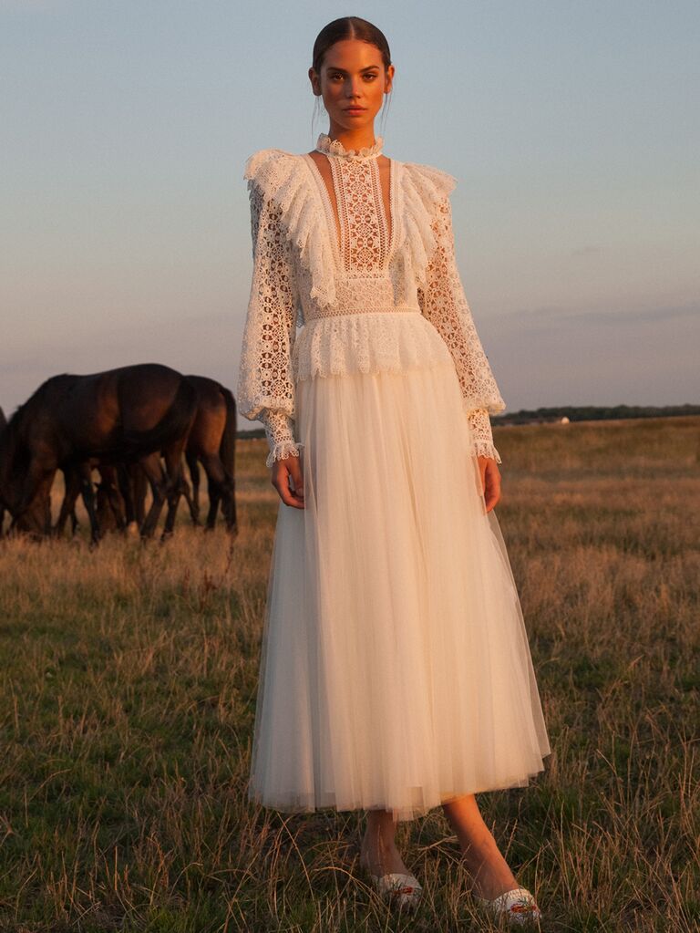 Vintage Midi Wedding Dresses